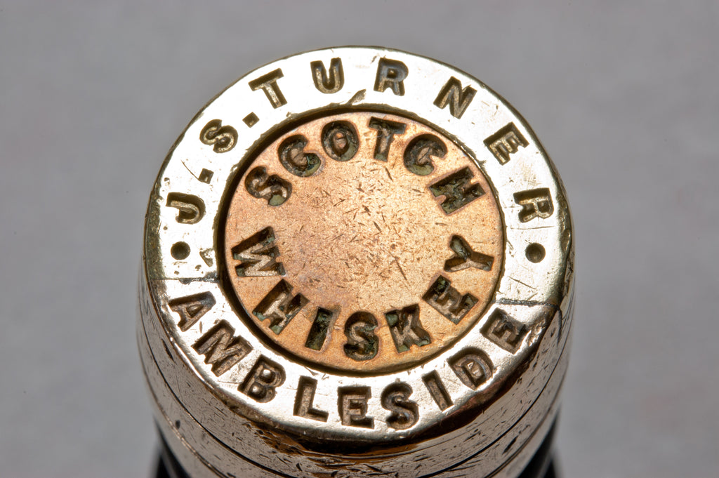 Early Ebony Brass Vitners / Ambleside Interchangeable Desk Seal - 7x Alcohol Matrices