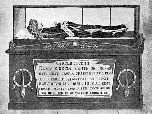 THE SEAL OF DUKE CHARLES EUGENE DE CROY C1690