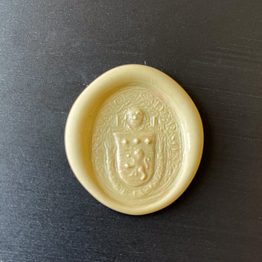 17thC Brass Pocket Wax Seal - Isabel Inglish The Famous Scots Pills