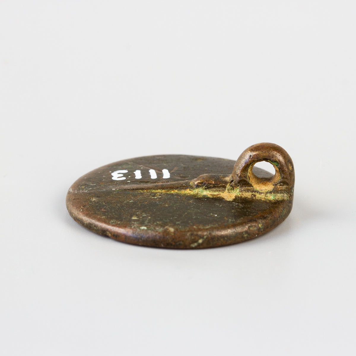 Suspension loop on 13th century wax seal
