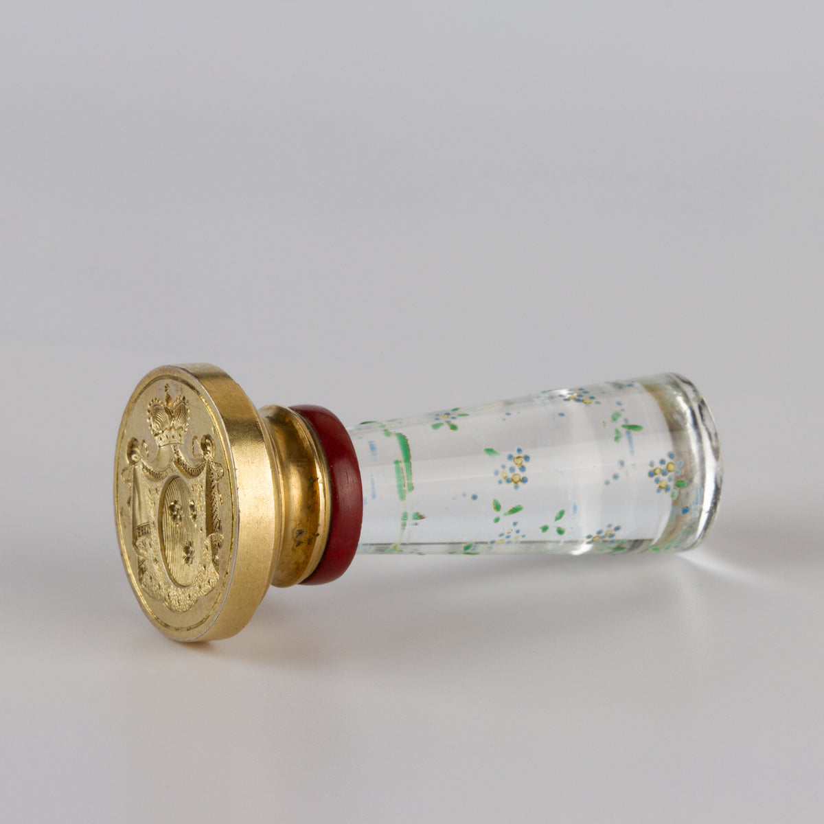 Rock Crystal and Gilt Silver Desk Seal