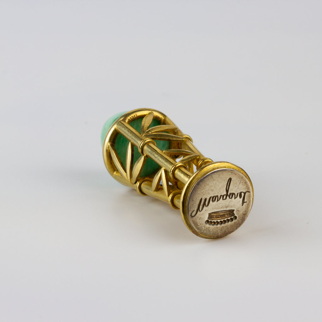 Silver matrix and brass antique wax seal 