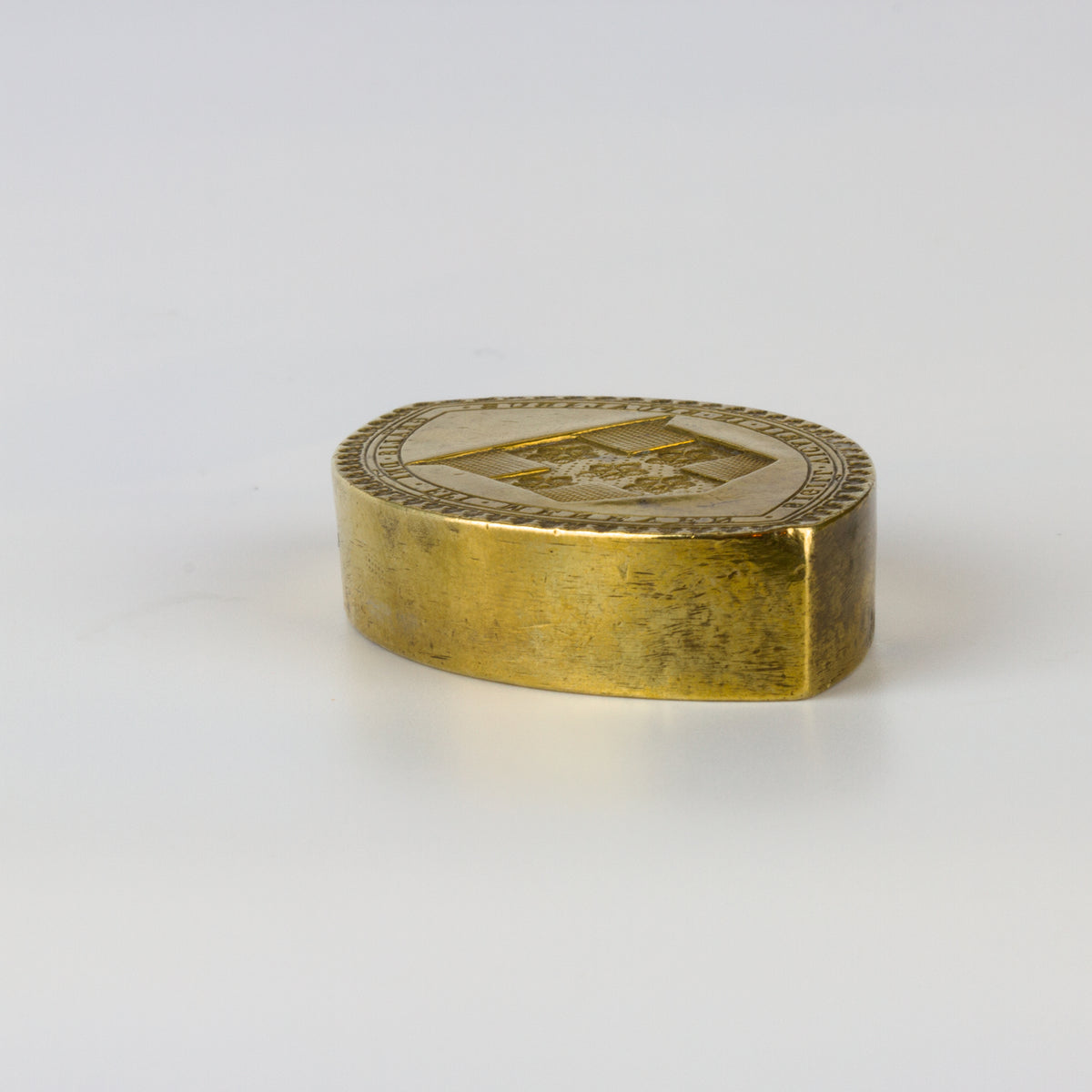 Heavy brass welsh wax seal