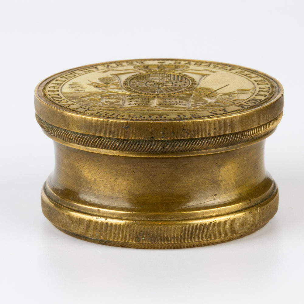 Ferdinand VII Bronze Legal Desk Seal