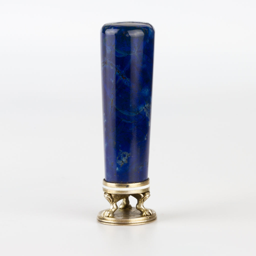Agate and silver wax seal by George Scheid