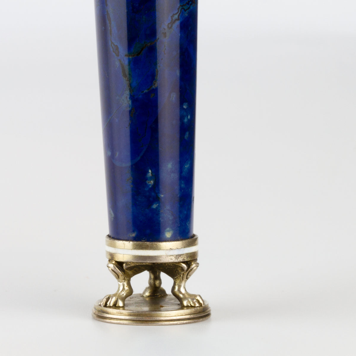 Lower section of agate and silver wax seal George Scheid
