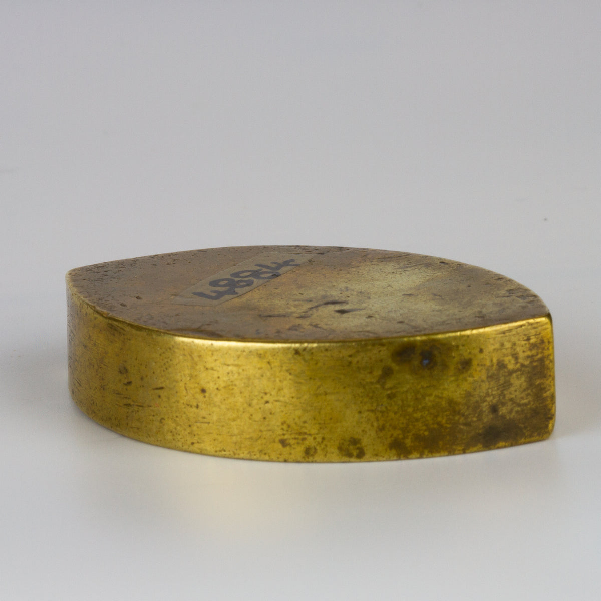 Back of brass ecclesiastical wax seal