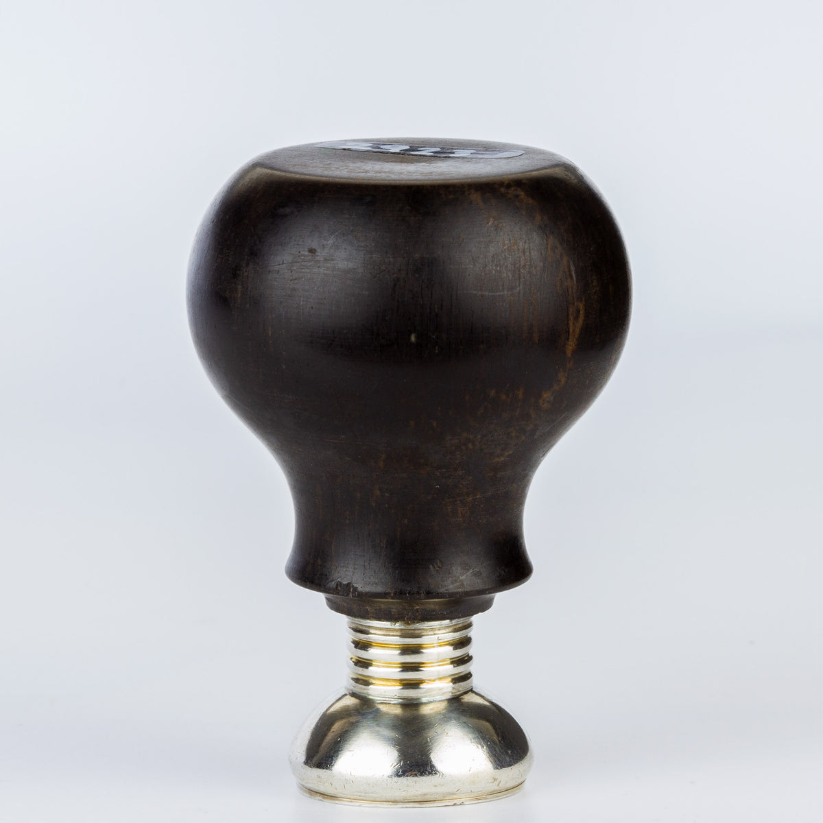 Ebony and Silver Crocodile Crest Desk Seal