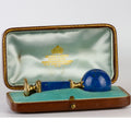 Lapis Lazui, Gilt and Enamel Personal Desk Seal