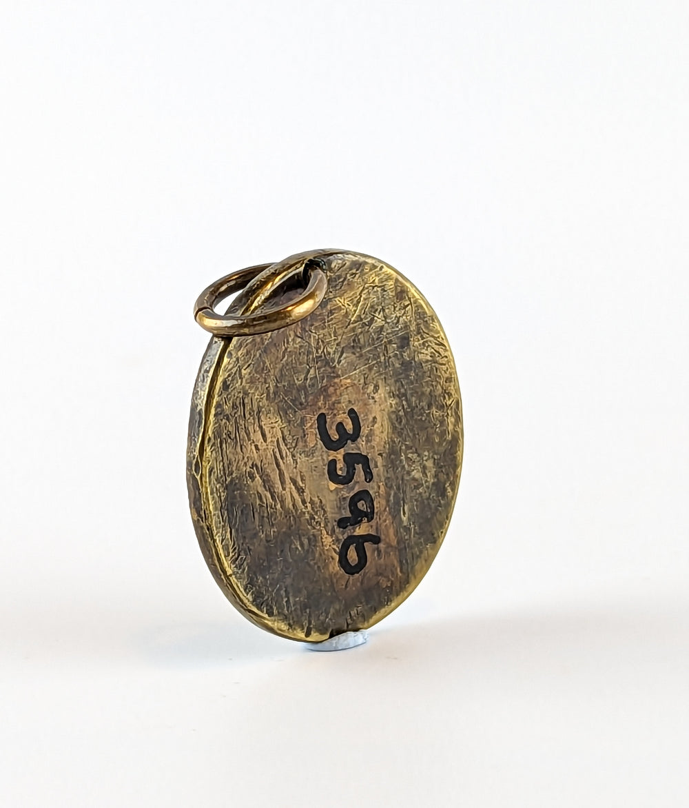 French Revolutionary Period Brass Military Pendant Wax Seal