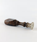 Antique handle and silver wax matrix seal