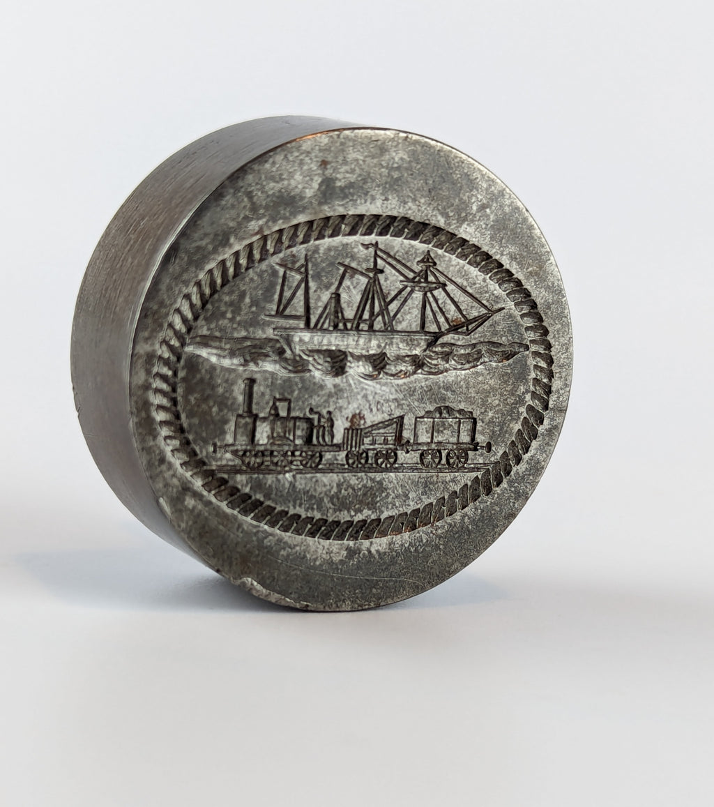 An English 1835-1845 Steel Industrial Seal Matrix