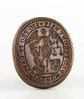 17thc Copper Seal of the Capuchins of Tours, Touraine