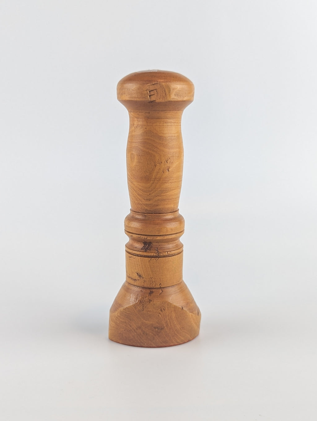 Antique wax desk ink stamp on its end