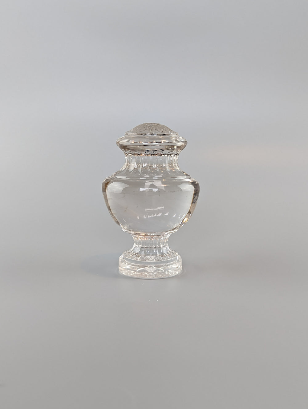 19thC Continental Crystal Armorial Desk Seal