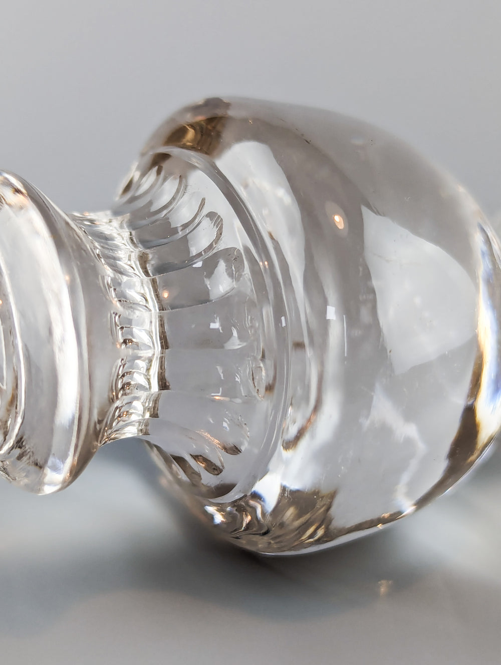 19thC Continental Crystal Armorial Desk Seal