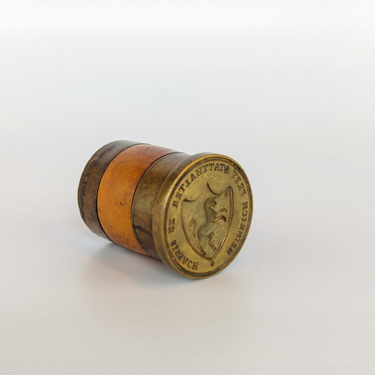 Late 18thC Armorial Desk Seal Governor of Sissach, Switzerland
