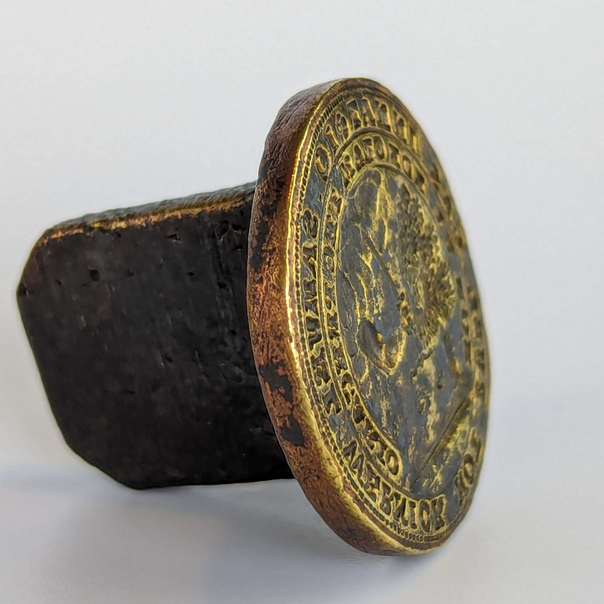 Early German Notarial Desk Seal - Samuel Wernick