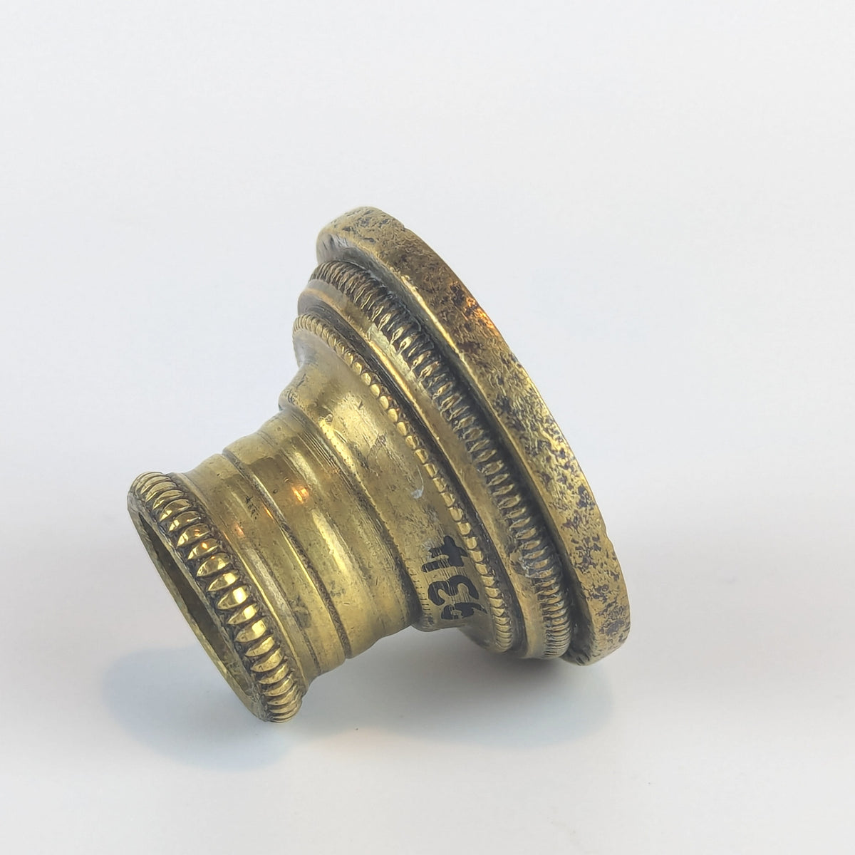 Antique Late 18thC Continental Brass Socket Desk Wax Seal