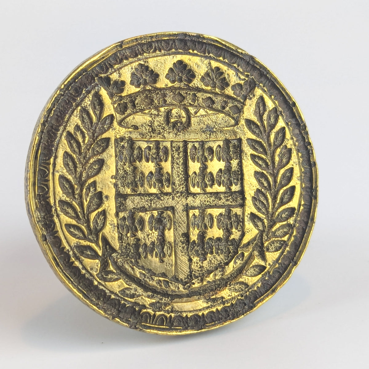 Detail of matrix for antique wax seal 18th century
