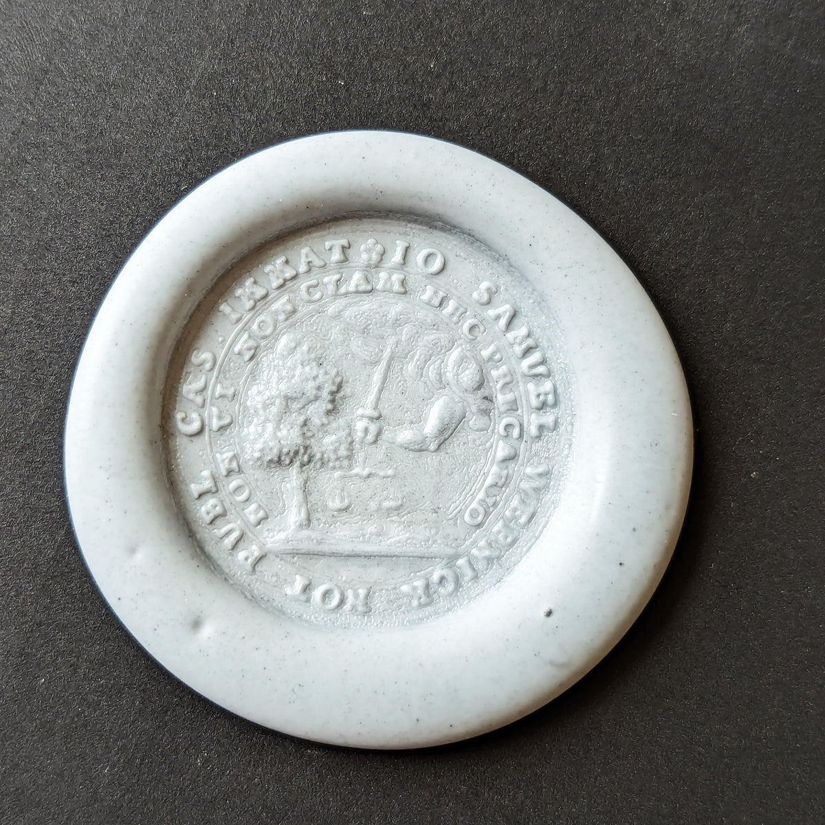 Early German Notarial Desk Seal - Samuel Wernick
