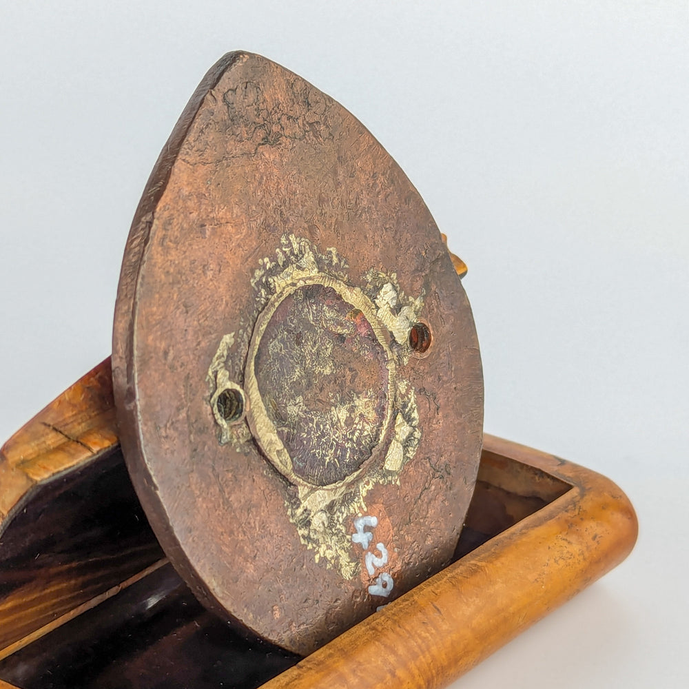 English Brass 19thC Archdeacon Desk Wax Seal - Huntingdon