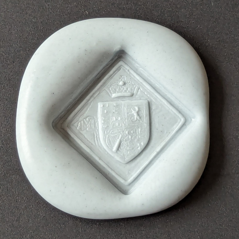 19thC Jasper Armorial Pocket Wax Seal - Mary Queen of Scots - Cuninghame