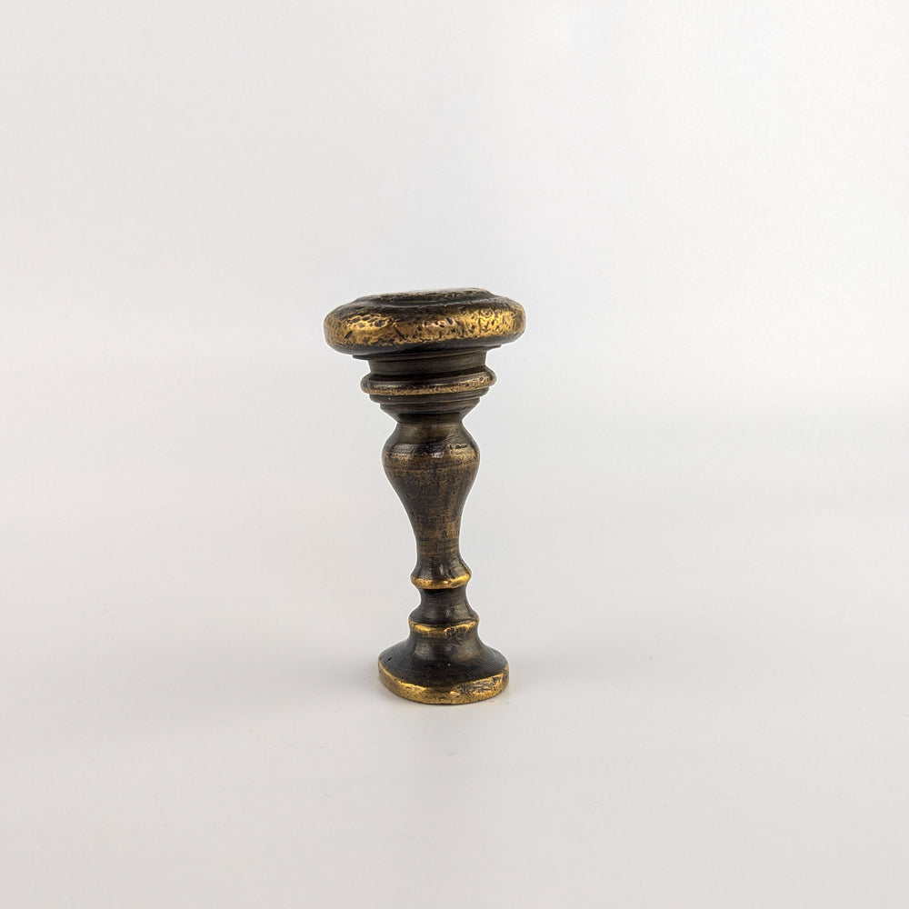 17thC Bronze Religious Capuchine Desk Seal