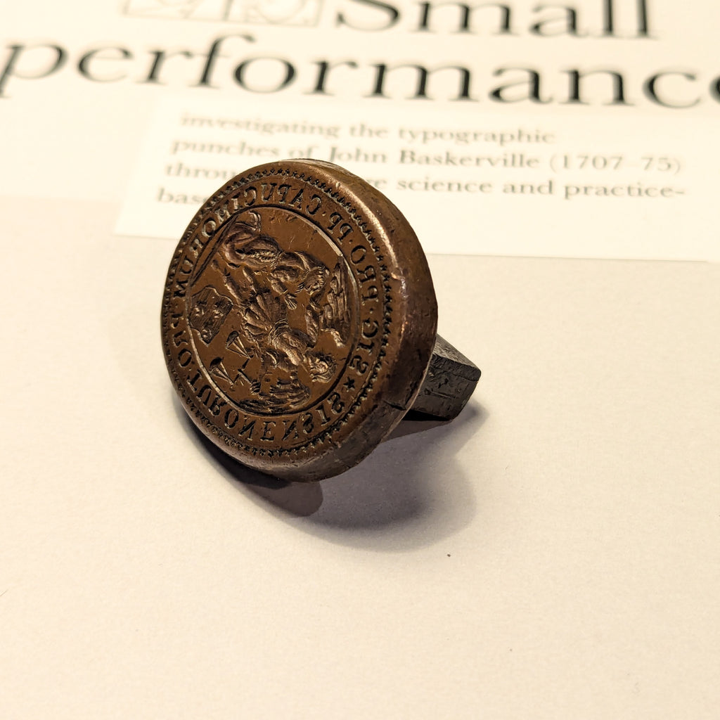 17thc Copper Seal of the Capuchins of Tours, Touraine