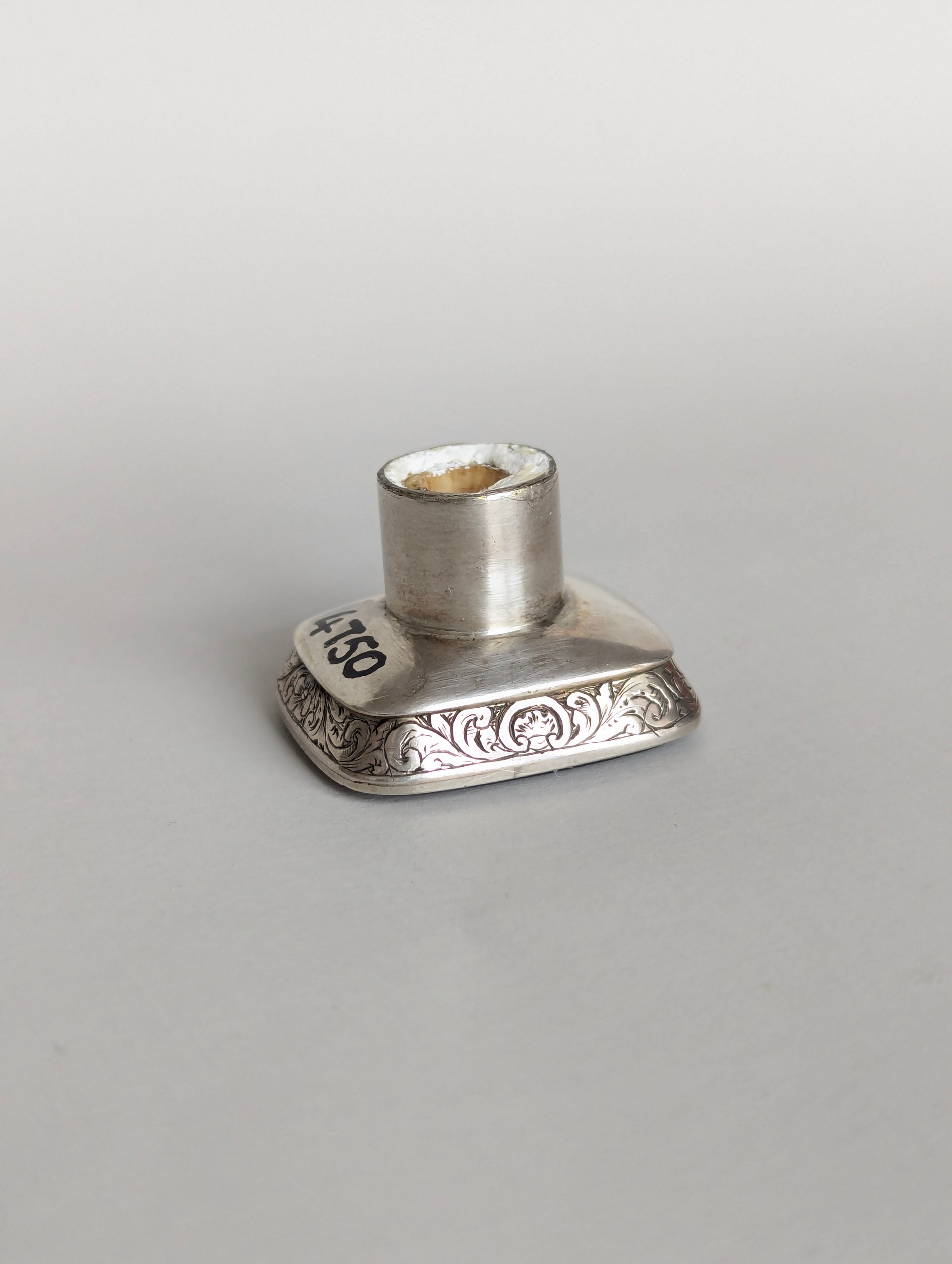 1st Duke Wellington 18thC English Hardstone Silver Desk Seal