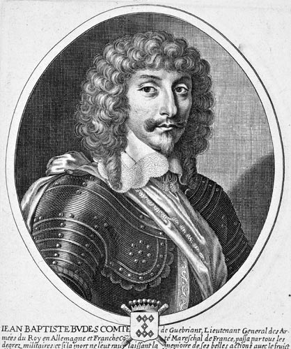 17thC Fob Seal for Jean-Baptiste BUDES, Comte de Guébriant, Marshal of France