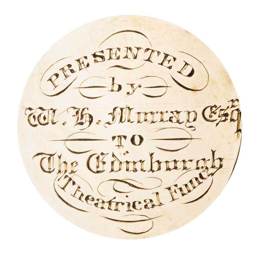 THE EDINBURGH THEATRICAL FUND SEAL CIRCA 1819