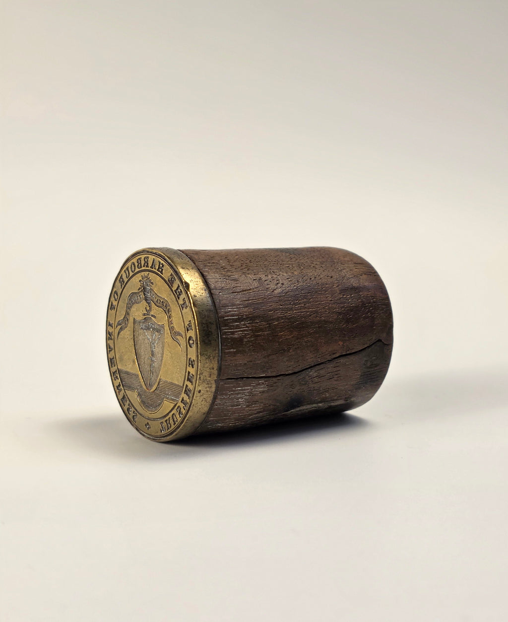 THE TRUSTEES OF THE HARBOUR OF INVERNESS WAX DESK SEAL c1850