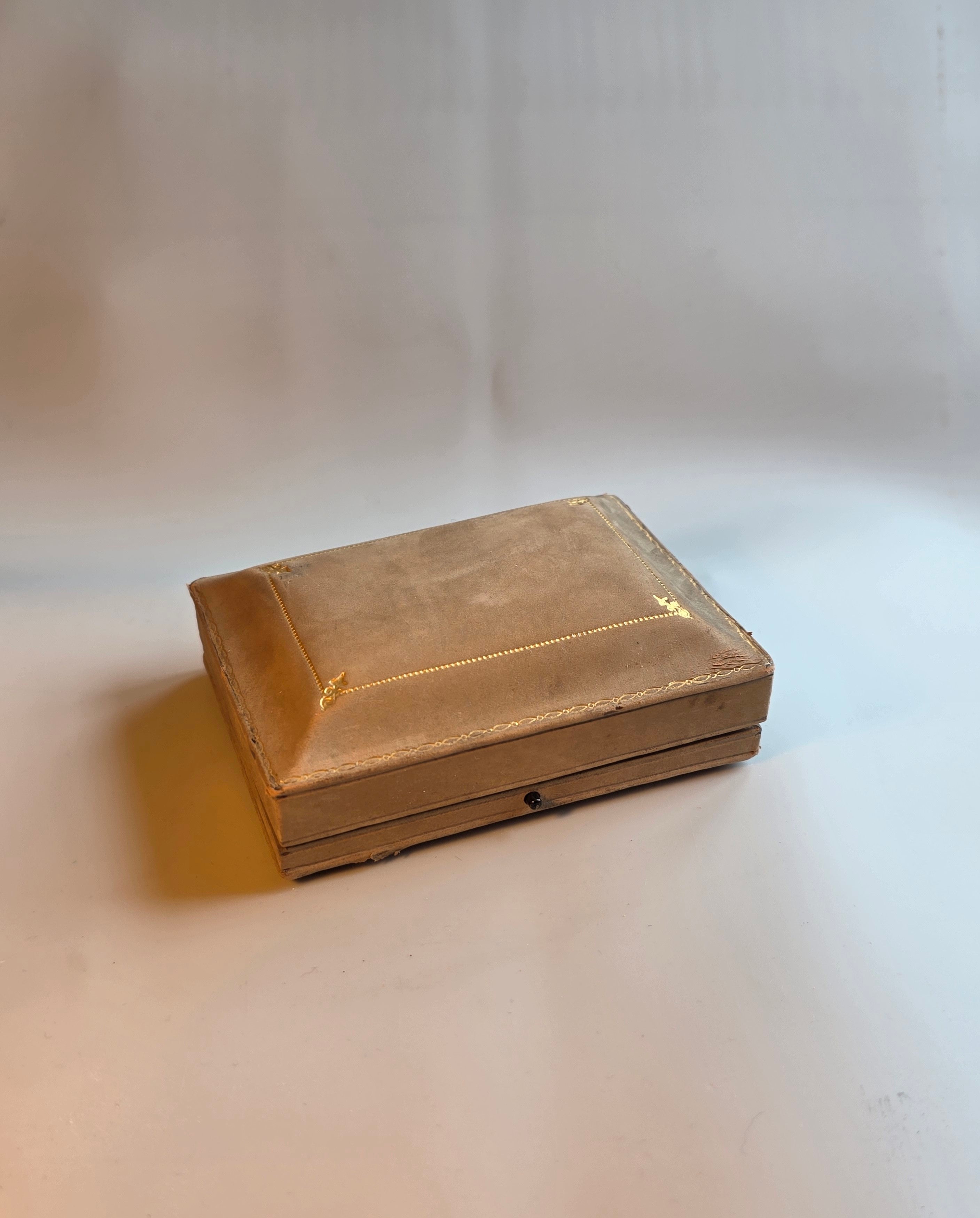 19THC IRISH HARDSTONE SILVER ANTIQUE WAX SEAL - FREEMAN + ORIGINAL CASE