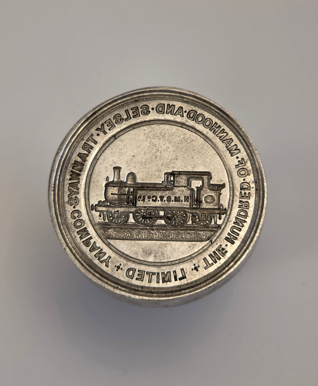 THE HUNDRED OF MANHOOD AND SELSEY TRAMWAYS COMPANY LTD DESK SEAL