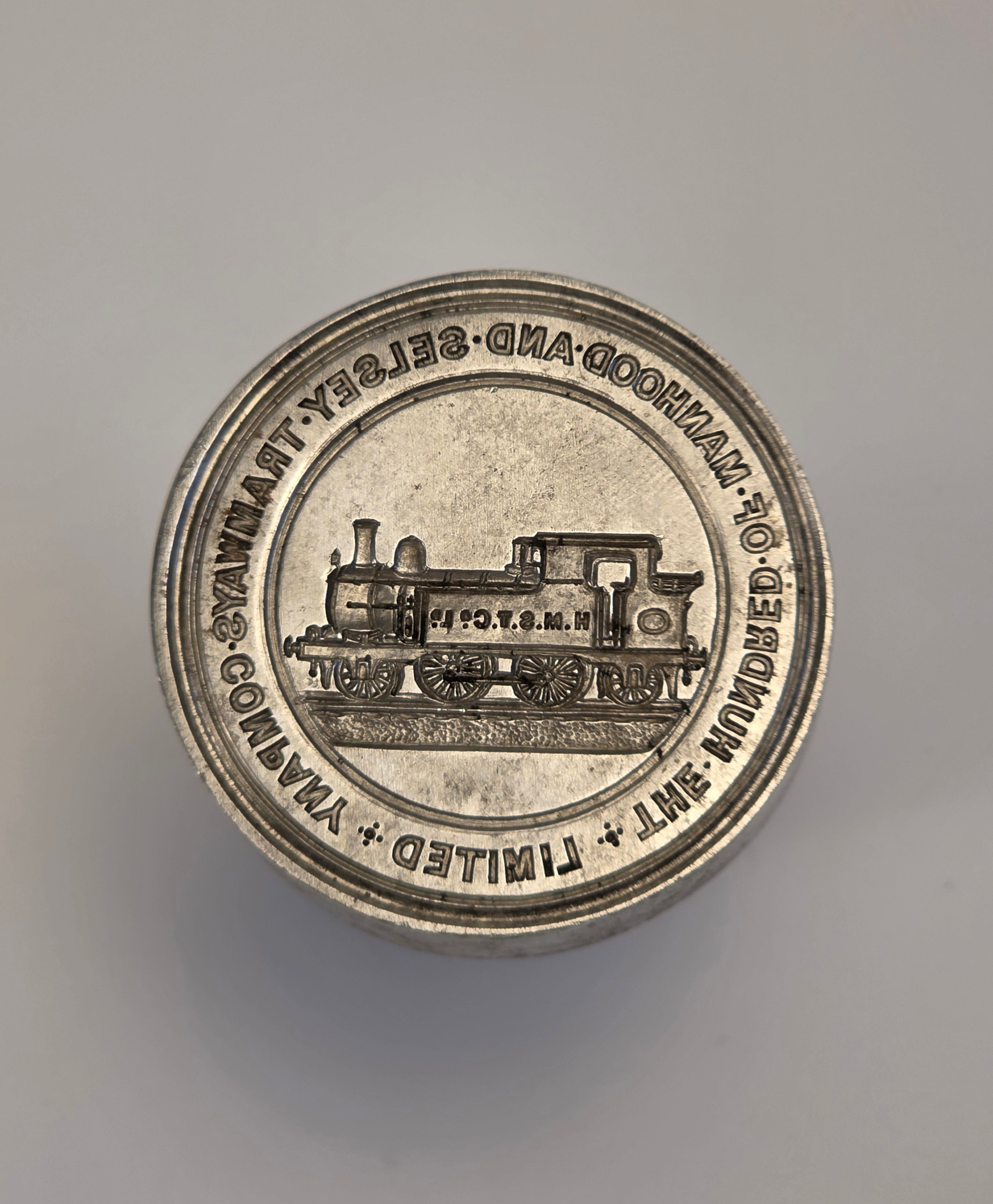 THE HUNDRED OF MANHOOD AND SELSEY TRAMWAYS COMPANY LTD DESK SEAL