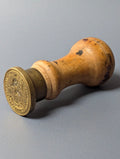Early 19thC Religious German St. Catharinae Parish Desk Seal