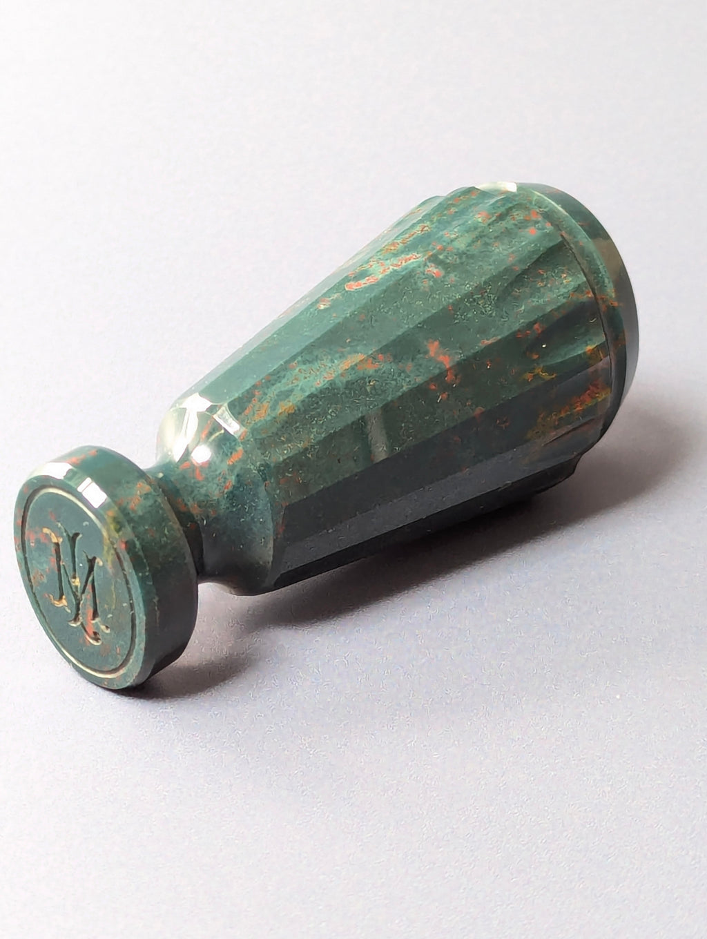 19thC Fine Bloodstone Personal Desk Seal