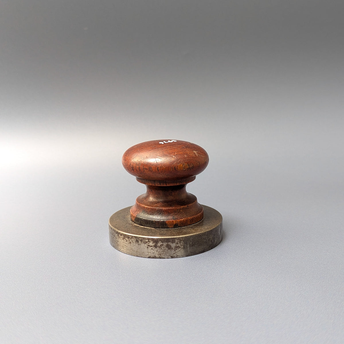 An 1860's Steel and Wood Desk Wax Seal - The Royal Agricultural Hall Company