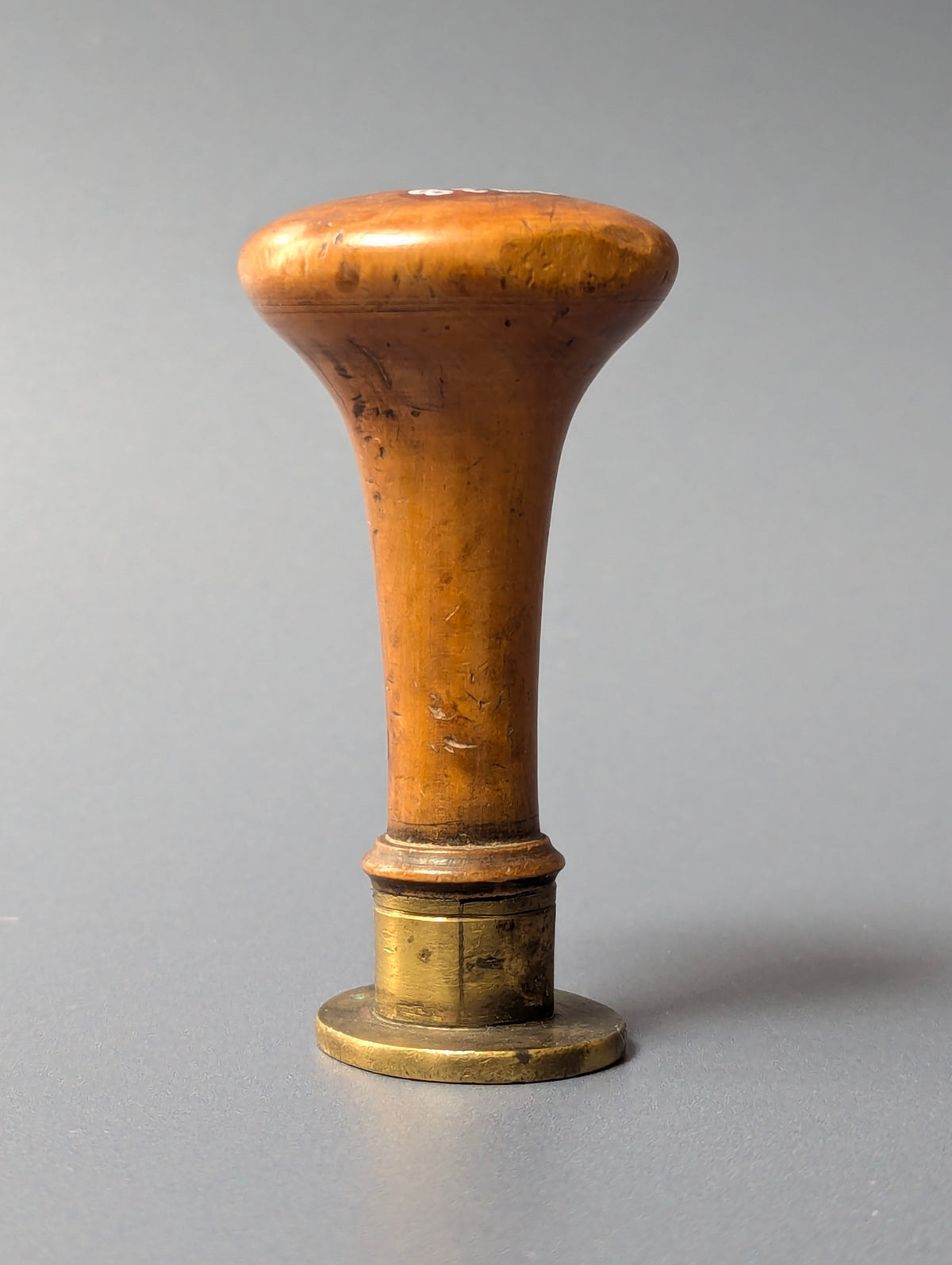 Interesting Early 19thC French Revolutionary De-faced Town Desk Seal - LOCHES