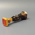 19thC Gold Mounted Agate Desk Seal - CONCEPTIO DEI NEGATIO MEI RATIO REI