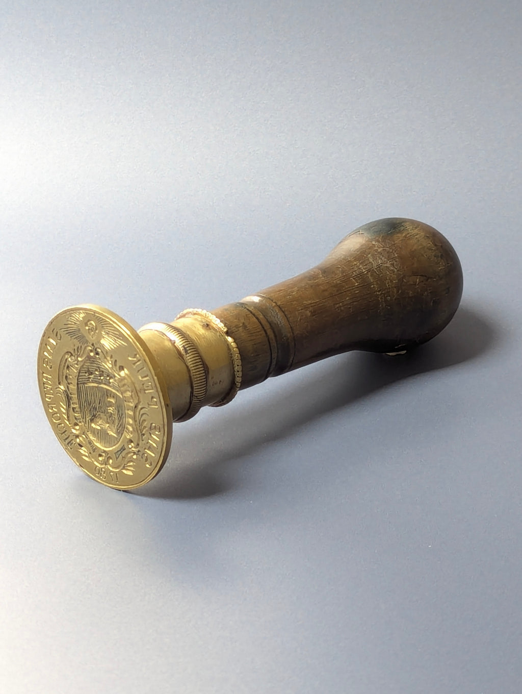 Fine 1780 French LE HAVRE Town Desk Wax Seal - Chevalier Bayard