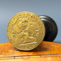 19thC French Brass Justice de Paix HAINAUT