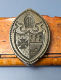 c1810 Bronze Religious Armorial Desk Seal - Charles Moss, Bishop of Oxford