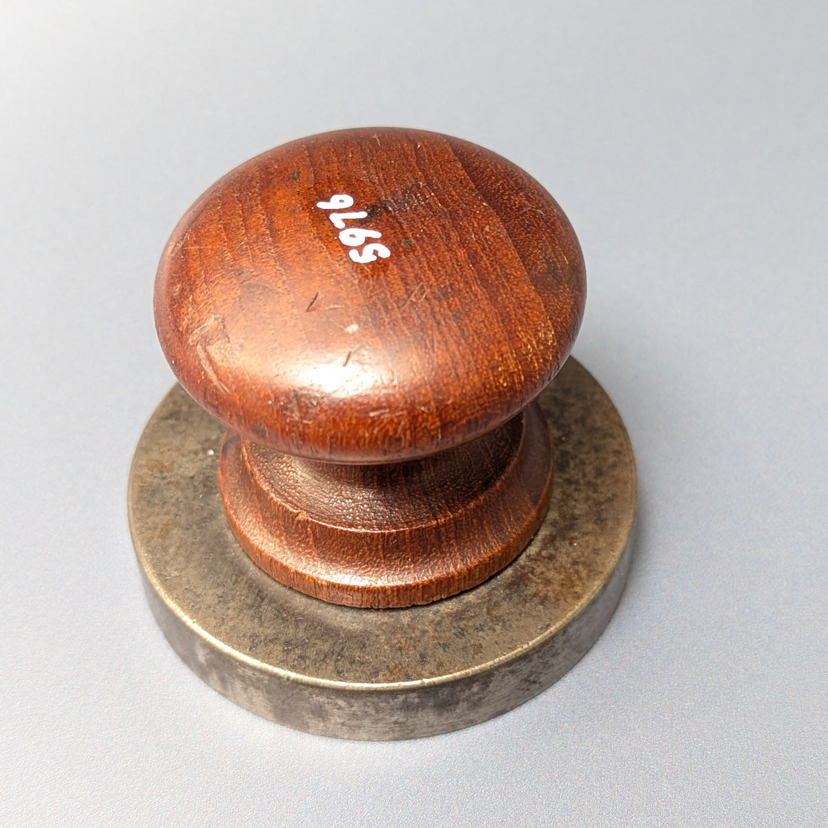 An 1860's Steel and Wood Desk Wax Seal - The Royal Agricultural Hall Company