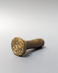 18thC Polish Brass Sobotka Town Desk Seal