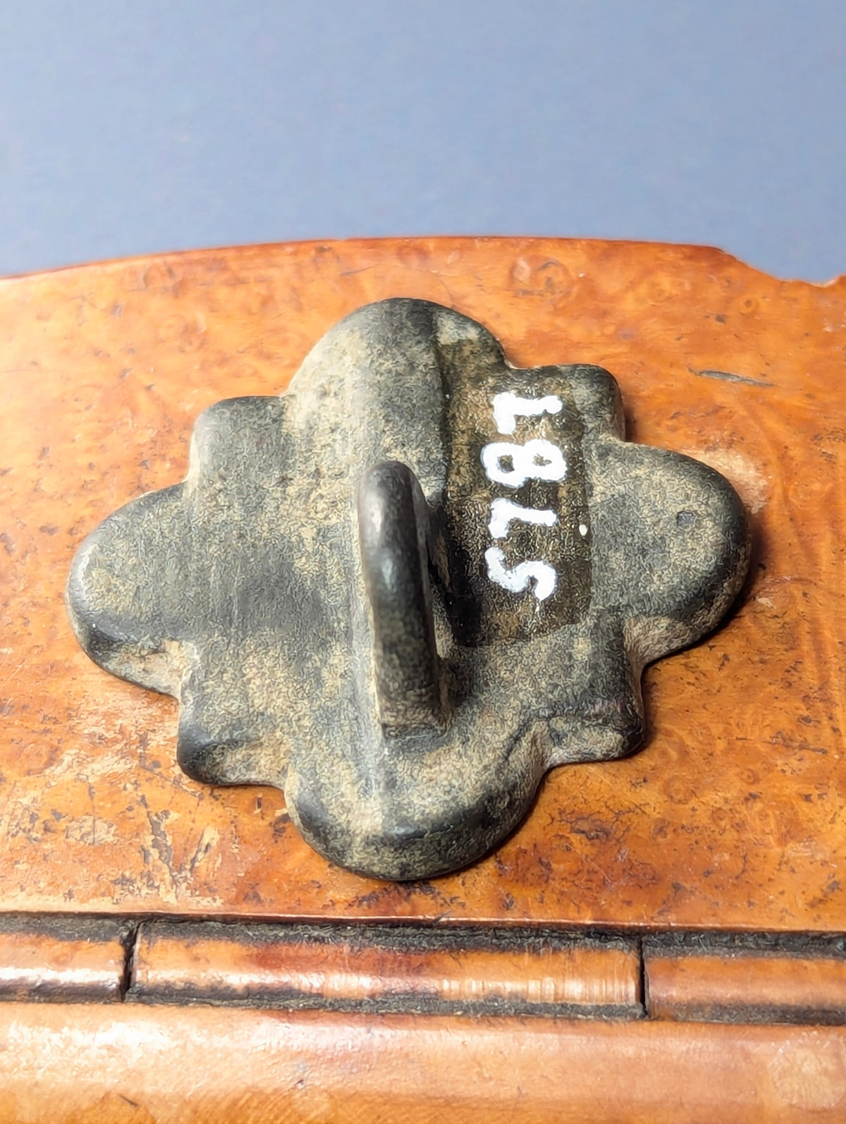 Fine Bronze 14thC Square Panel Seal - S'DOMIV GOFBRANOM