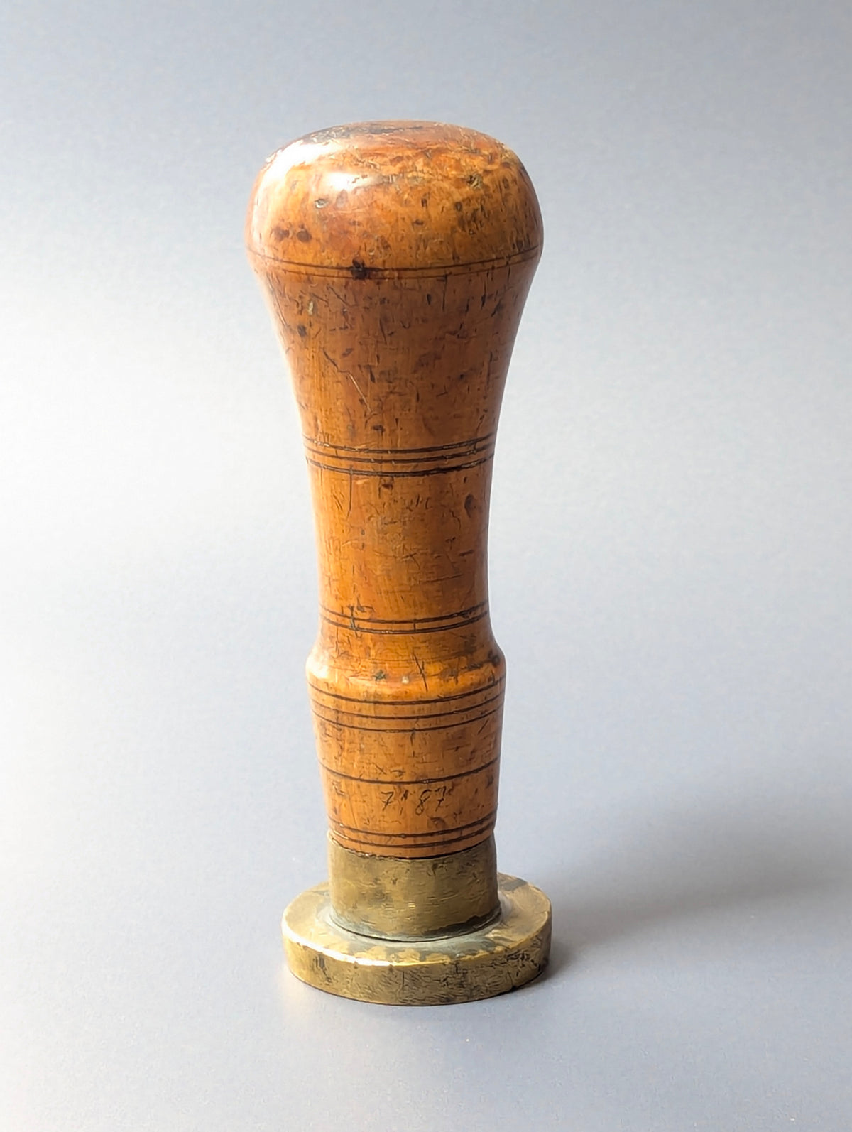 Early 19thC French Named Notary Desk Seal - Carol Derivaux
