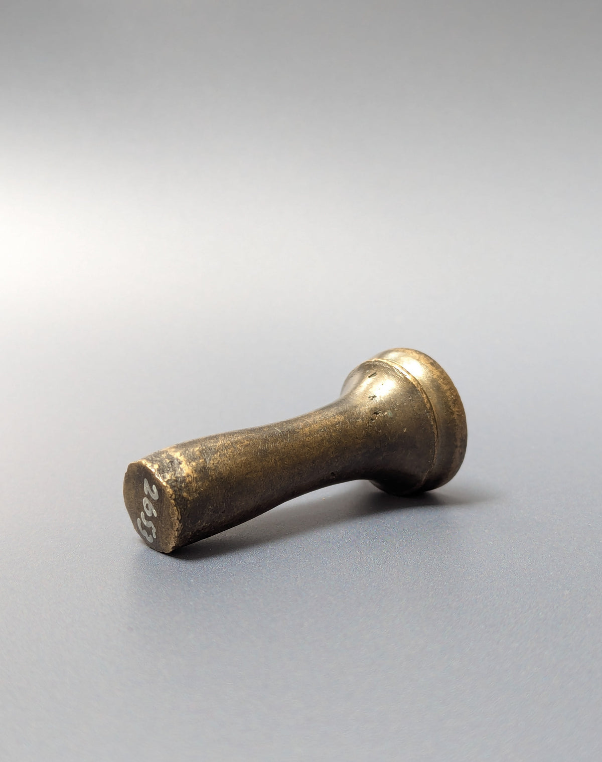 18thC Polish Brass Sobotka Town Desk Seal