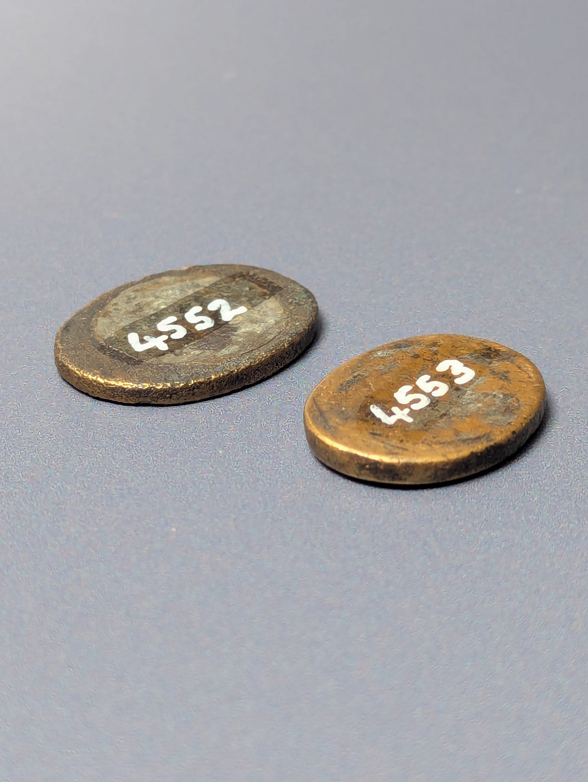 Pair of Small 18thC Continental Armorial Wax Seals